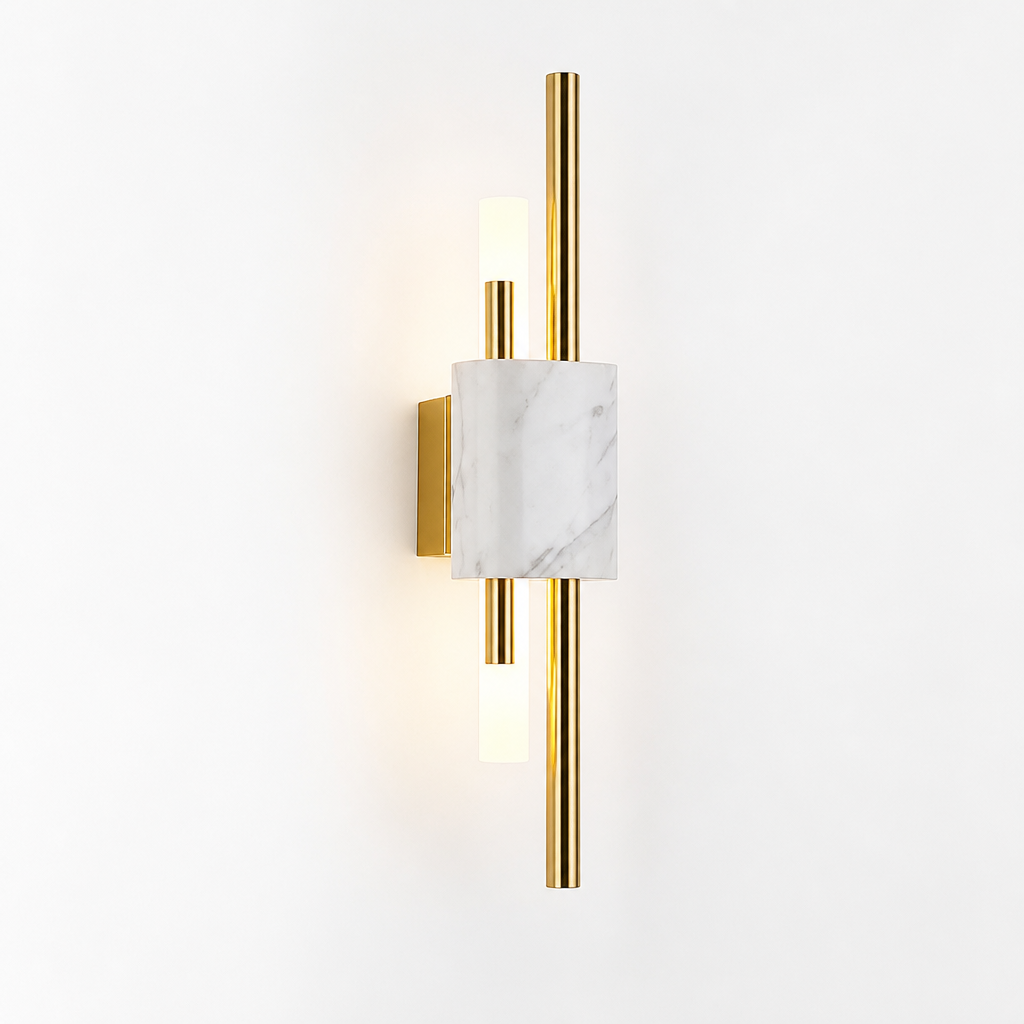 Minimalist Marble LED Wall Sconce - Image 11
