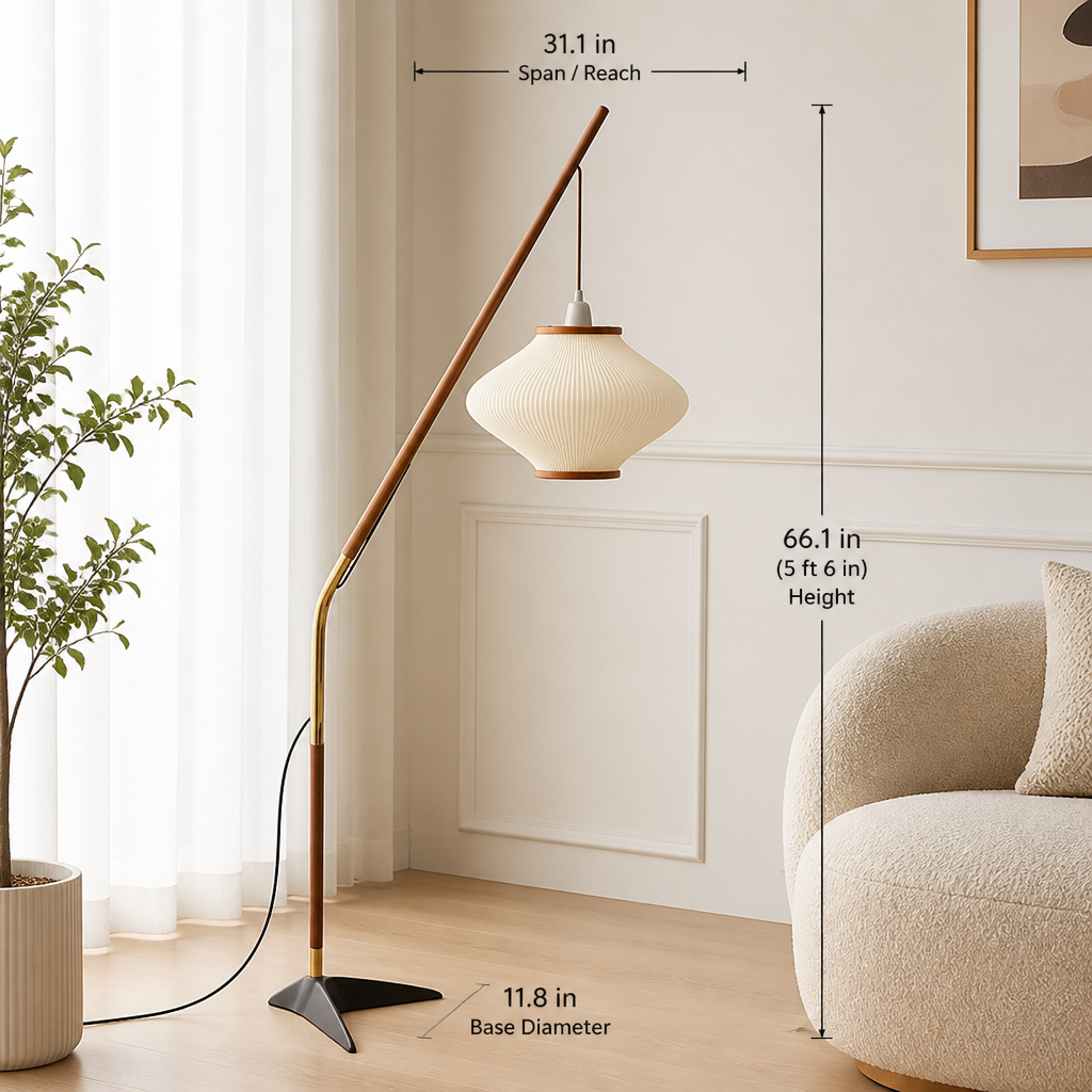 Scandinavian Acrylic Floor Lamp - Image 8