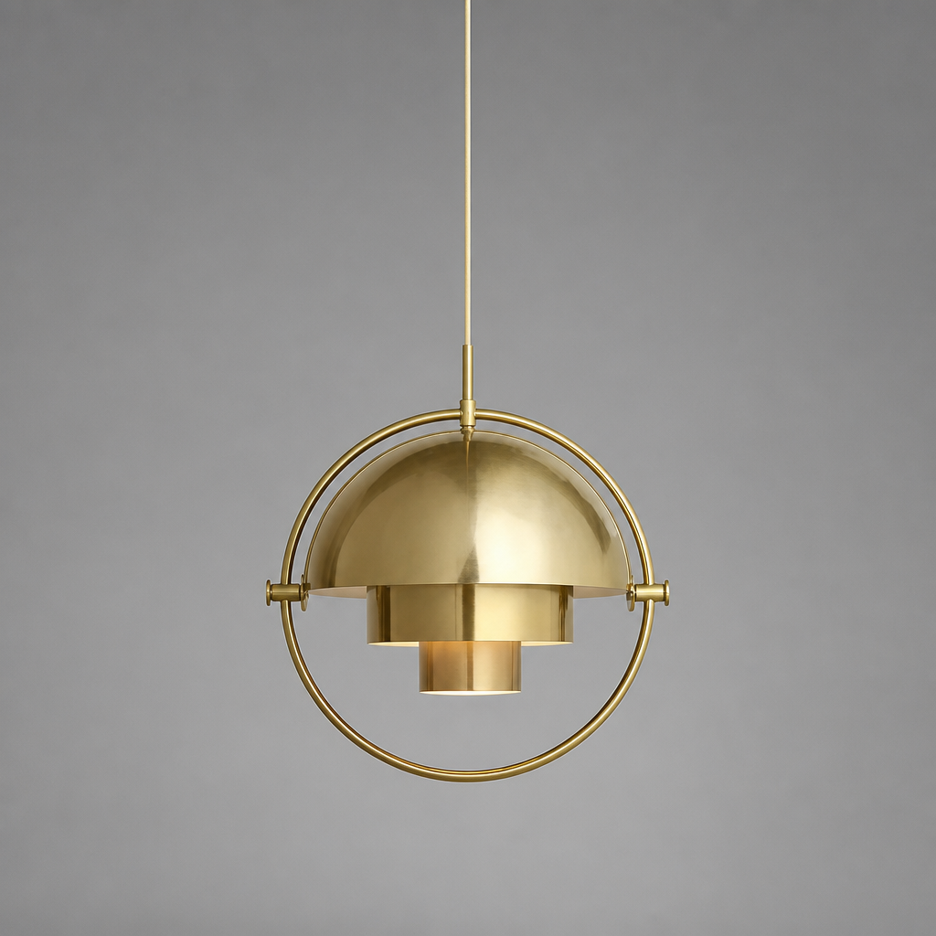Scandinavian Iron & Glass Pendant Light - Image 11